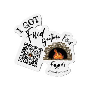 Southern Fired Foods Die-Cut Magnet, Fun Kitchen Decor, Gift for Chefs, Culinary Enthusiasts, Housewarming or BBQ Decoration