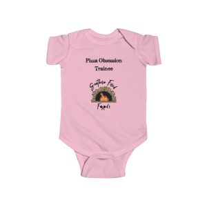 'Pizza Obsession Trainee' Infant Bodysuit, Baby Shower Gift, Newborn Apparel, Cute Baby Outfit, Pizza Lover Clothing
